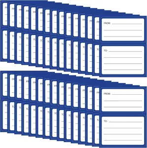 Mailing Labels 120 Pcs Blank Self Adhesive Mail Shipping Label Postage Guaranteed Stickers 4.5x3.5Inch Handwriting to/from Address Tags Package Gift Mailing Box, Envelopes