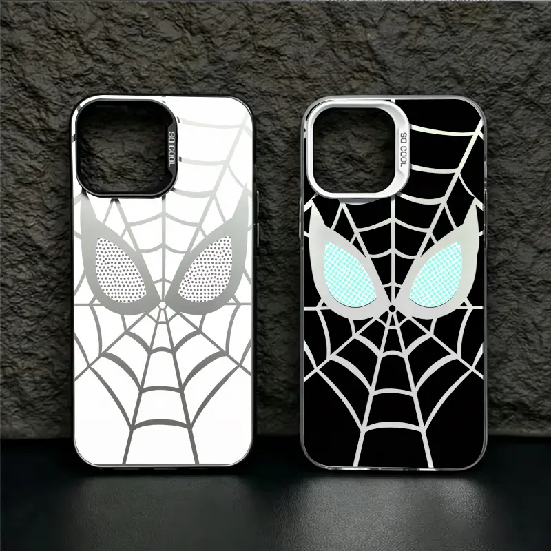 Classic Cool Grid Pattern IMD Laser Phone Case, Military Grade Anti Drop, Suitable for iPhone 17 Air 16 Pro Max 15 14 Plus 13 12 11  Plus XR XS Samsung Galaxy S26 Ultra S25 Ultra S24 S23 S22 Phone Cases
