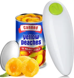 Electric Can Openers, Hand Free Auto Can Opener Electric Can Cutter, Easy Open Any Can Sizes With Smooth Edge, Food-Safe Kitchen Tool, Portable Kitchen Utensils & Supplies Perfect Kitchen Gadget For Seniors, Arthritis Sufferers, Father's Day Gift