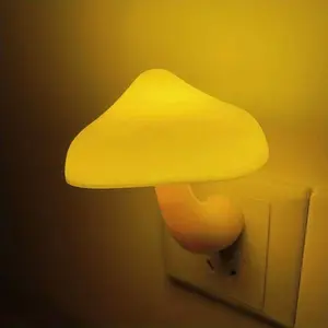 Magical Mushroom Night Light for Kids LED Sensor Automatic Color Changing Ambient Light for Bedroom Bedside Corridor Living Room