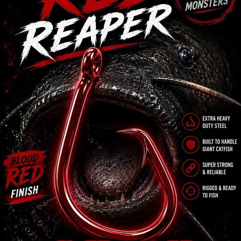 The Red Reaper 10/0 circle hook 5pk