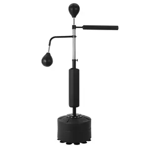 Adjustable Boxing Punching Bag Set - 360° Rebound Spinning Bar, Dual Speed Bags, Heavy Duty Stand, Home Gym Boxing, Kickboxing & Speed Training