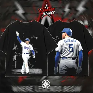 RingsideLegacy – Freddie Freeman #5 All-Star Baseball 100% Cotton T-Shirt (Made In US), Clutch Hitter Shirt, Season Highlight Outfit, Ballpark Game Day Tee, Gift For Sports Fans, Graphic Baseball Shirt