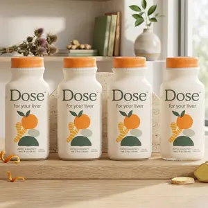 Dose for Your Liver Cleanse Detox & Repair, Made with Organic Milk Thistle Supplement with Turmeric, Dandelion, Ginger, and Orange, Supports Healthy Liver Function, 2 oz Bottle