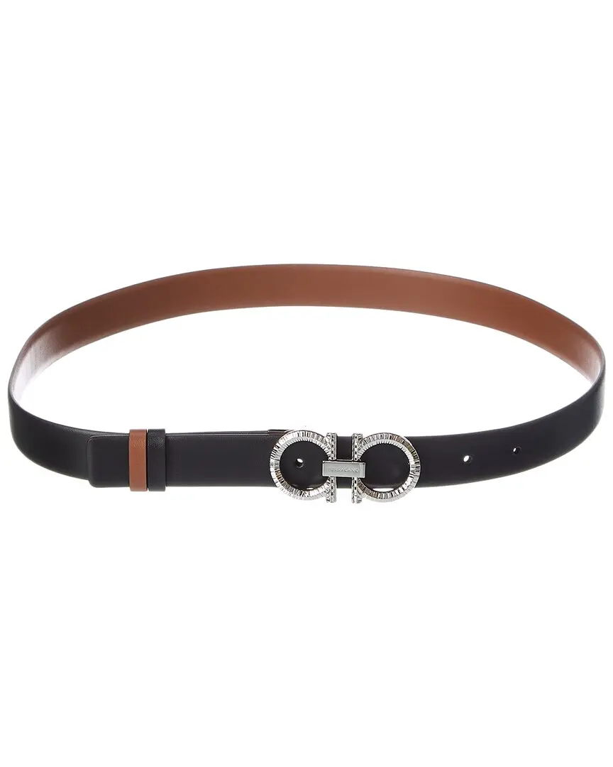 Ferragamo Gancini Reversible Leather Belt Ferragamo Gancini Reversible Leather Belt