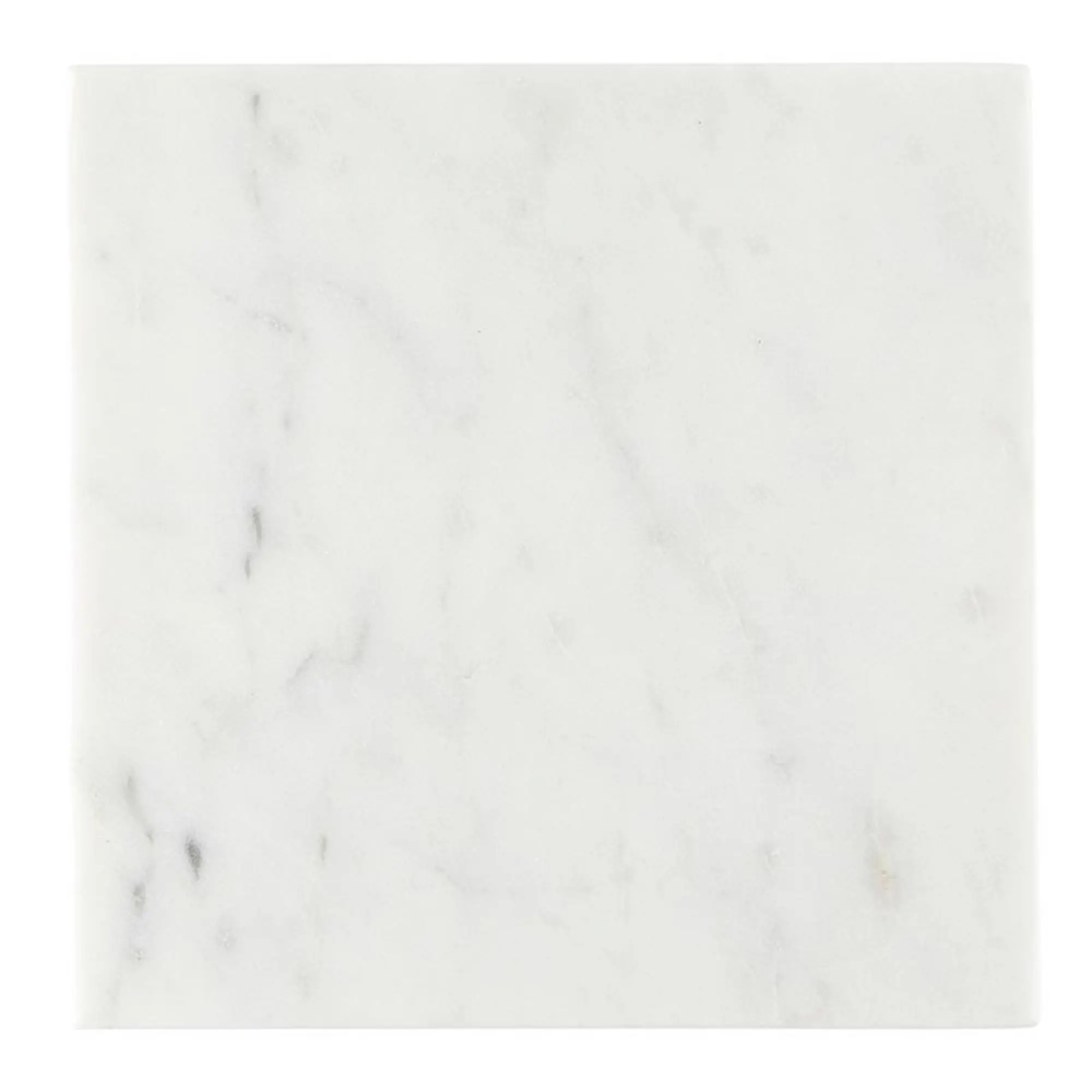 Marble Charcuterie Boards Cheese Board  6" Square White