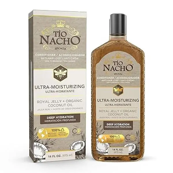 Tio Nacho Ultra Hydration Conditioner with Coconut Oil, Deeply Hydrating Hair Moisturizer for Frizz Control & UV Protection, 14 oz, Anti-Frizz, Liquid, Advanced Moisture Conditioner, Natural Conditioner