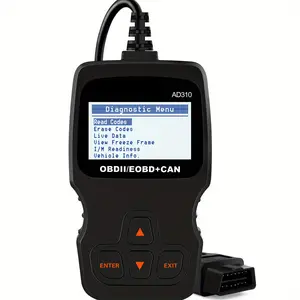 ad310 OBD2 Scanner, High - End Universal OBD II Scanner, Precise Car Engine Fault Code Reader & CAN Diagnostic Device for 1996+ OBD2, compliant Vehicles, Effortlessly Read and Clear Codes