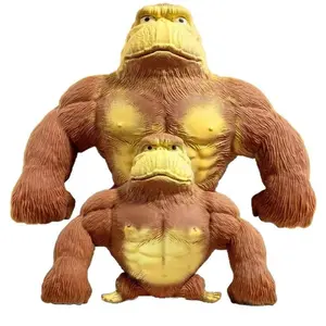 Stretchy Gorilla Stress Relief Toy — A De-stressing, "Squishable" Monkey. This soft, adorable squeeze toy makes an ideal gift for children—a stretchable, squeezable sensory toy designed to help alleviate anxiety.