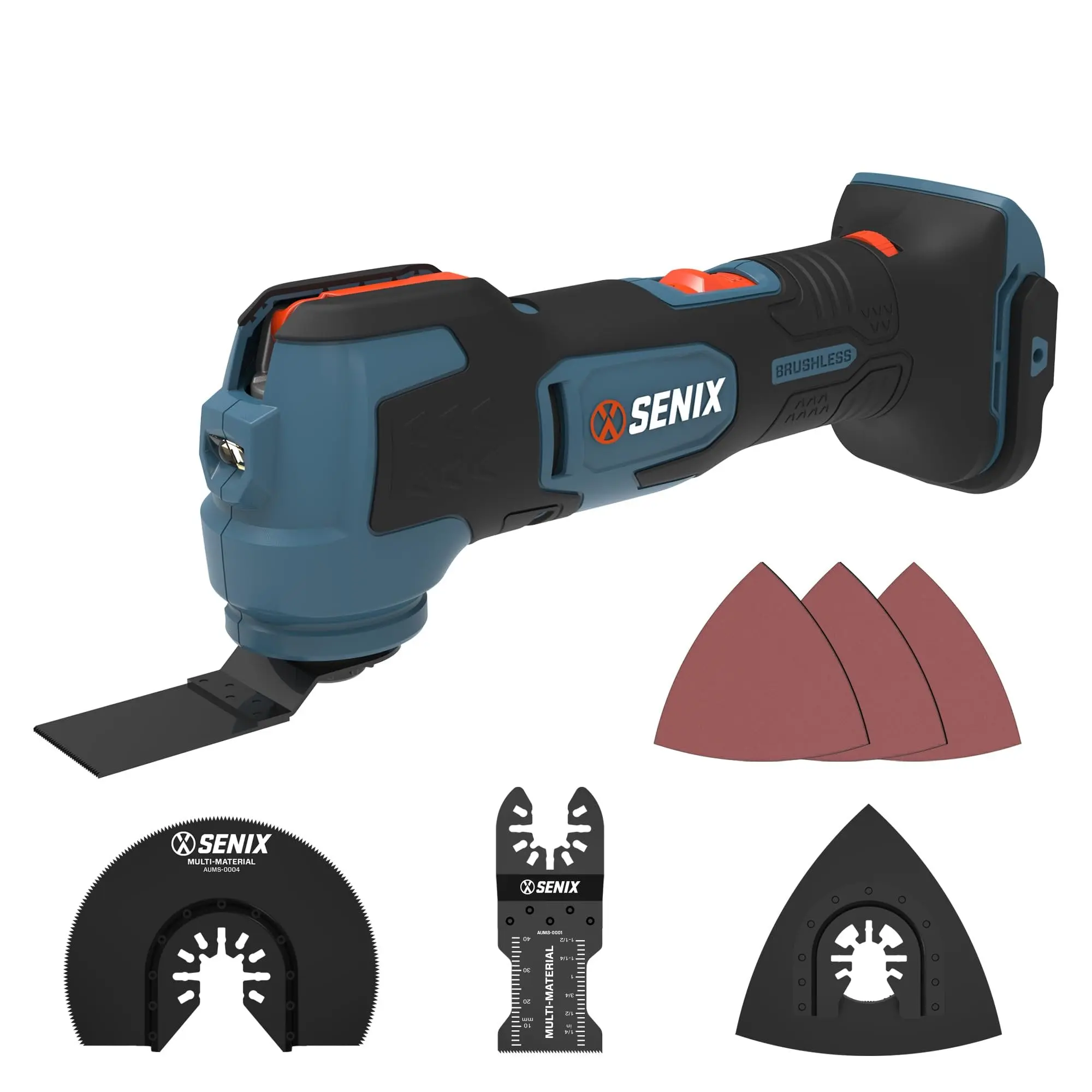 SENIX 20V Cordless Oscillating Multi-Tool, Ideal for Home Repairs and DIY Renovations