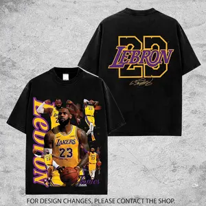Vintage LeBron James Graphic Tee For Lakers Nation. LeBron 23 Lakers Basketball Streetwear Shirt, Oversized Unisex Fan Tee Gift for Men & Women