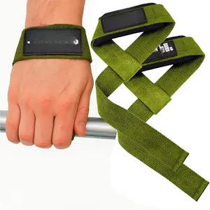 Weightlifting Straps-  Padded Lifting Strap for Superior Grip & Comfort- Gym Straps for Deadlifts, Rows & Pull-Ups- Boost Strength & Reduce Grip  for Bodybuilding