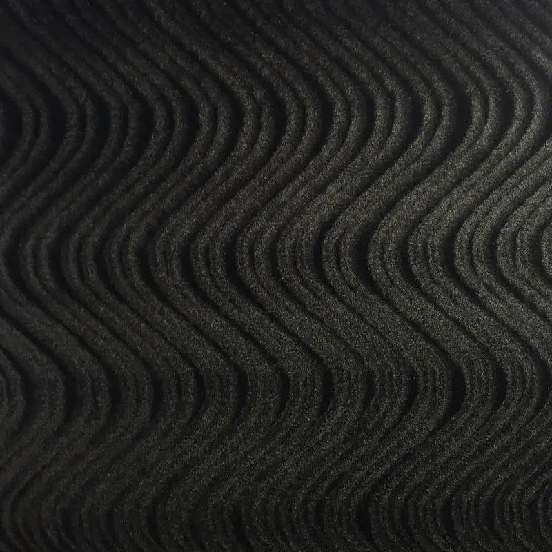 Swirl Velvet Flocking Fabric