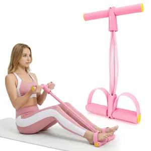 【SummerVibes】Multi-functional Pedal Resistance Band - Elastic Pull Rope Fitness,Full-Body Workout at Home Gym,Exercise Sit-up,Yoga,Abdominal Training