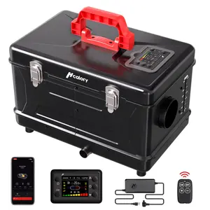 HCALORY 8KW Diesel Air Heater All-in-one 110V AC & 12V DC Support with Altitude Mode 5L Fuel Tank Portable Parking Heater Bluetooth APP Control Heating for Car Truck Boat RV Campers