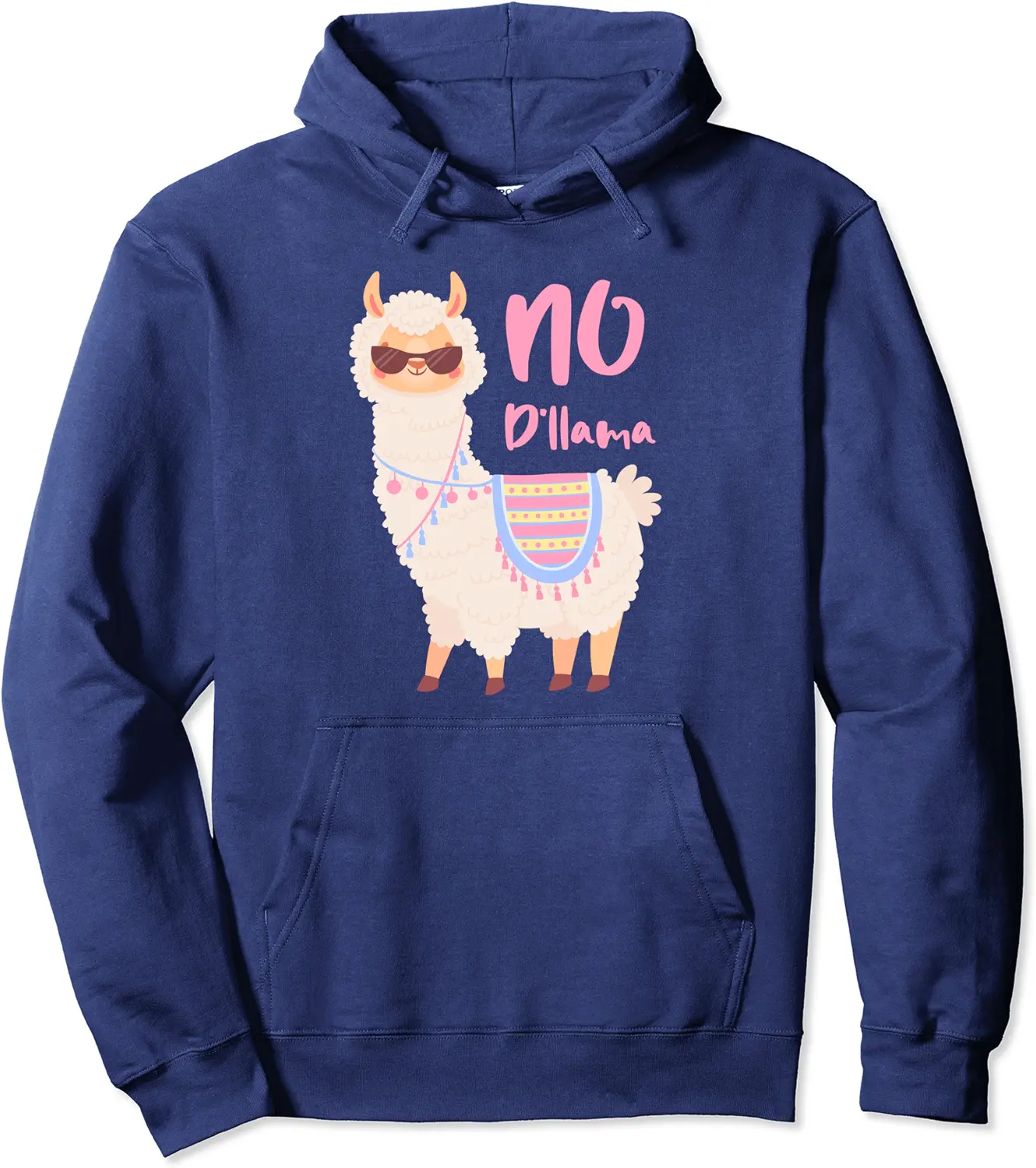 No D'Llama Funny Drama with Llama Pullover Hoodie - Yoandymira Shop 82B08YT33753