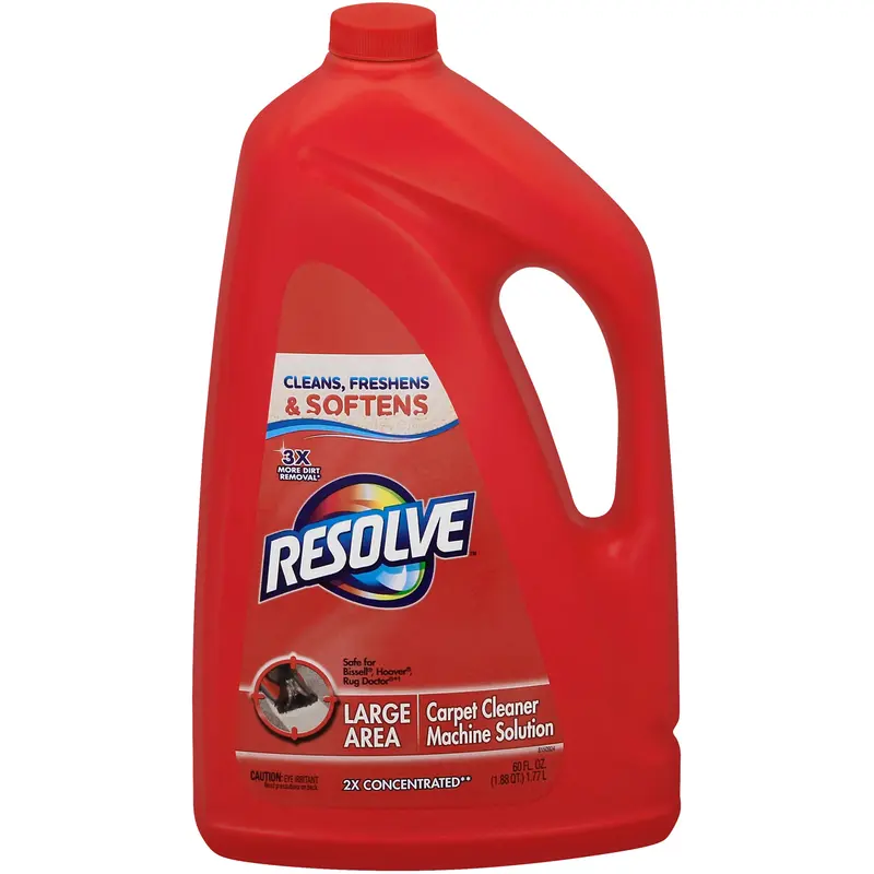 Resolve Concentrated Carpet Cleaner Liquid - 60 oz Stain Remover & Removal Solution for Household Cleaning Needs