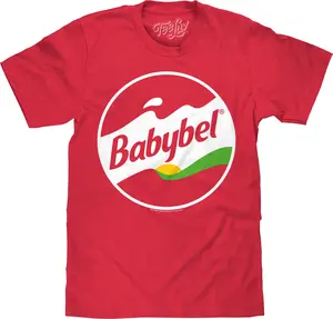 Babybel Snack Cheese Logo T-Shirt - Red Heather
