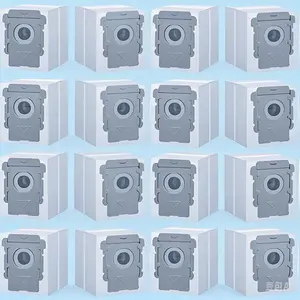 16 Pack Replacement Vacuum Bags for Automatic Dirt Disposal - Compatible with Select Robot Vacuums - High-Capacity, Reusable Dust Bags - Secure Fit, Durable Design - Perfect for Home Cleaning Accessories