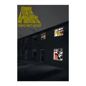 1pc of Unframed Canvas Poster - Arctic Monkeys' Favorite Nightmare Album Cover, 30.48X45.72 Cm, Unframed, Suitable for Home, Office, Café, Bar, Bedroom Decoration, Music Room Decor |   Vibrant Mural |   Durable Canvas, Music Room Decoration