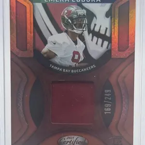2025 Certified Emeka Egbuka New Generation Rookie Patch #169/249 Tampa Bay Buccaneers Football Card