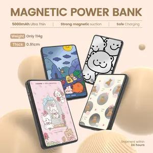 CASEBANG -  Portable 5000mAh Magnetic power bank, Ultra Thin Magsafe Battery Pack, for iPhone 12-16