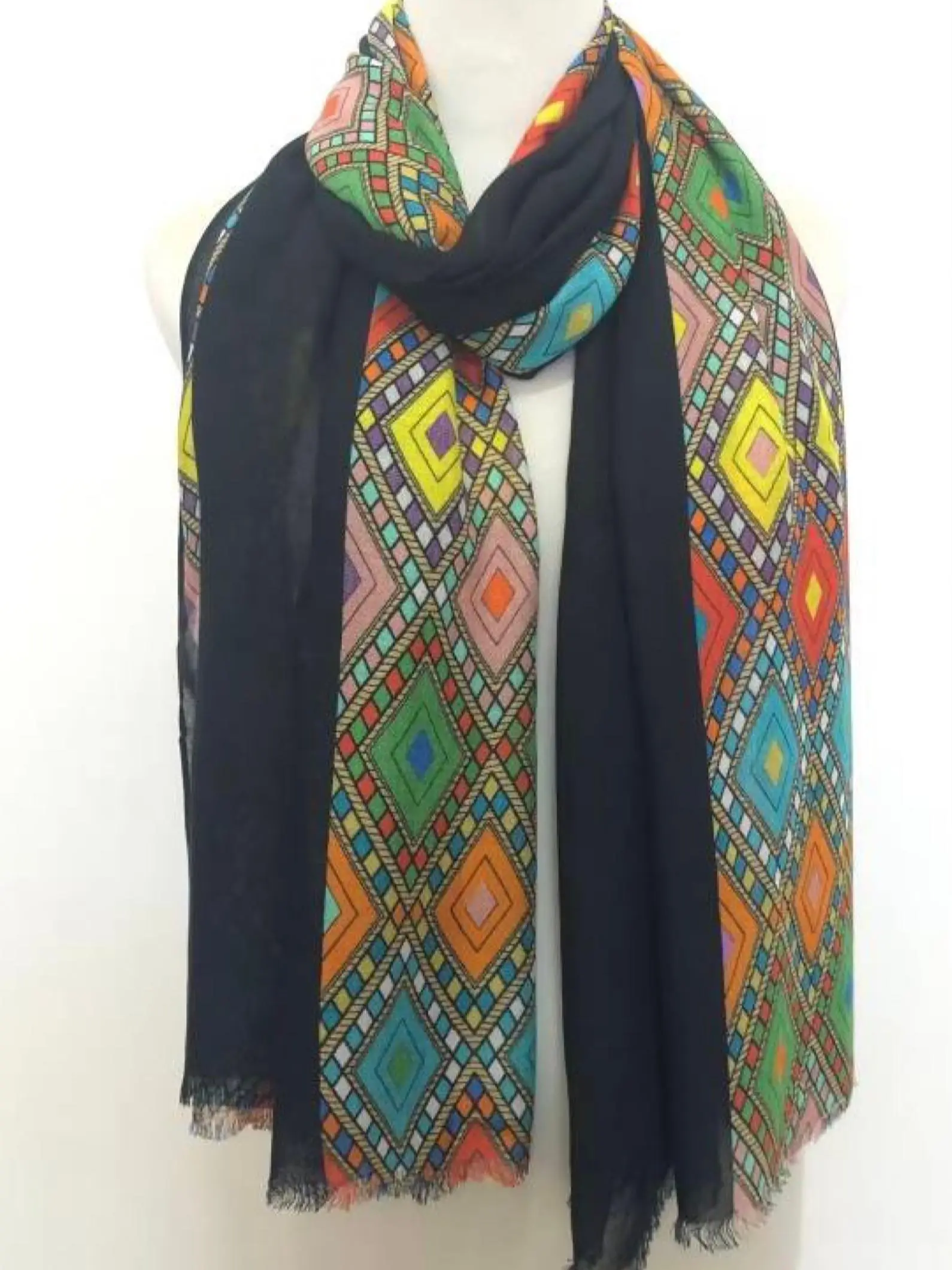 Habesha Tilet Design Scarf – A Unique Ethiopian & Eritrean Style Accessory Lightweight Geometric Pattern Multifunctional Cultural Expression Fashion Statement