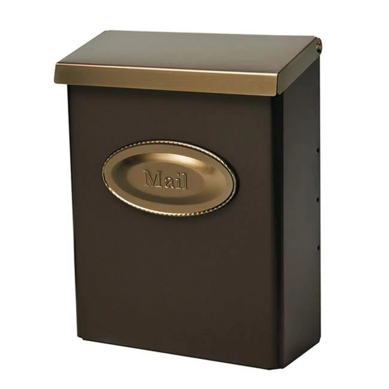 212 MAIN Medium Designer Classic Galvanized Steel Wall-Mount Mailbox, Venetian Bronze, House Mounted, Corrosion Resistant, Capacity-Focused