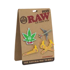 Raw Classic Badge Pin Set