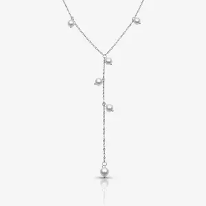 EVRY JEWELS Gold or Silver Plated Women's Hypoallergenic Hallie Lariat Necklace
