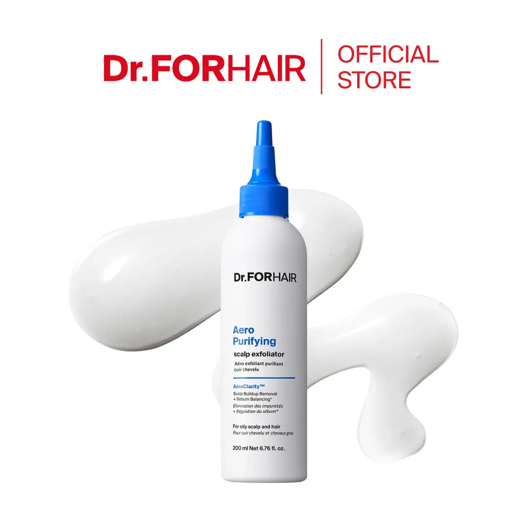 [Dr.FORHAIR] AERO Purifying Scalp Exfoliator 6.76 oz (200ml) | Gentle Scalp Exfoliation | Sebum & Oil Control | Removes 97% of Product Buildup | Pre-Shampoo Purifying Care
