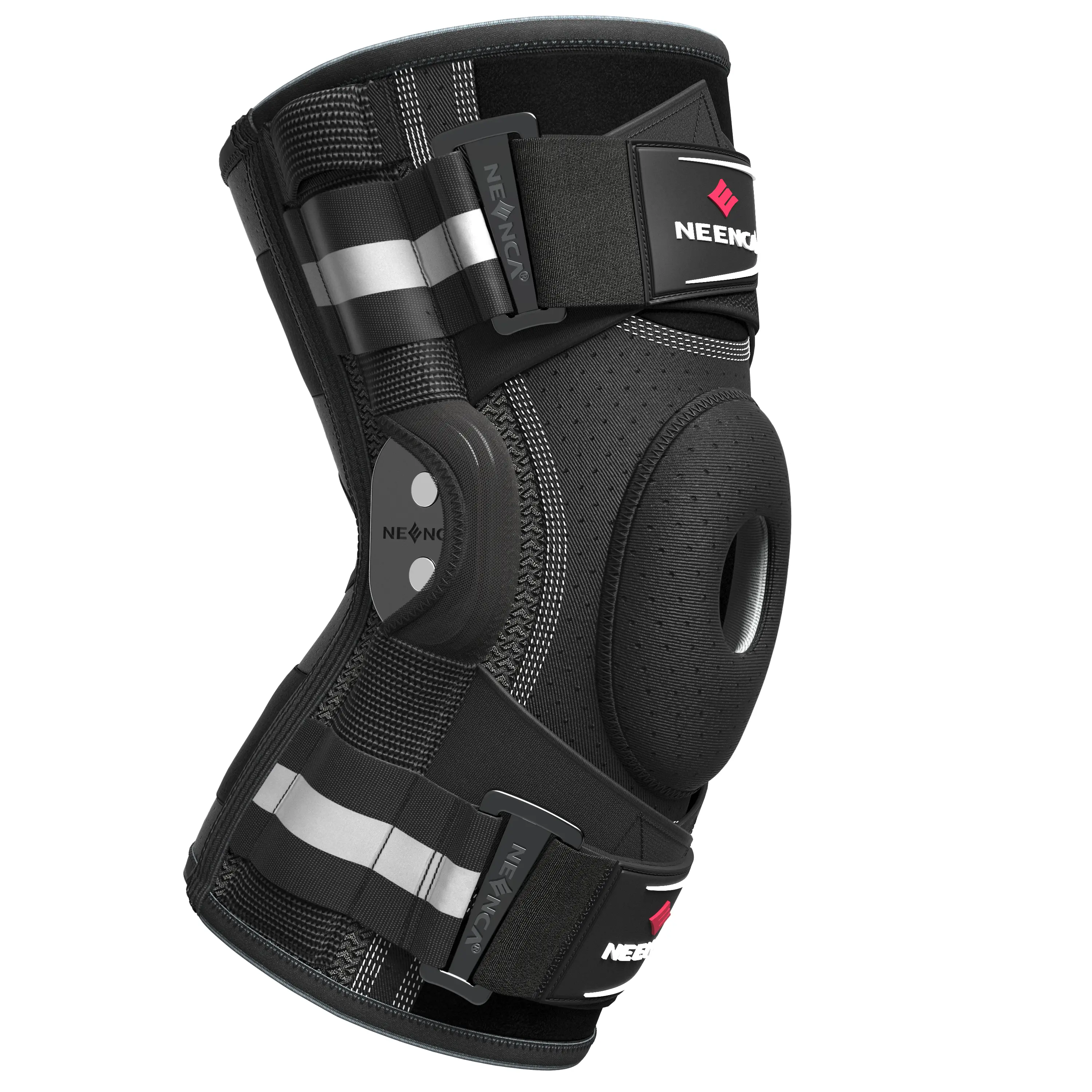 [NEENCA] Professional Knee Brace for Knee Pain, Adjustable Hinged Knee Support with Removable Side Stabilizers, Strong Stability for Joint Pain Relief, Arthritis, Meniscus Tear, ACL, PCL, Runner, Sports,summerwins,father'sdaygifts.