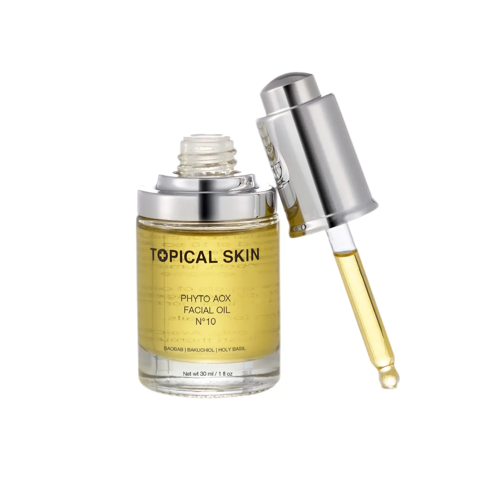 Antioxidant Facial Oil with Bakuchiol and Baobab, Anti-Aging Face Oil Serum for Fine Lines and Dryness, Fragrance Free Lightweight, Topical Skin Moisture Moisturizer
