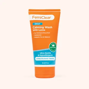 Ultra-Gentle Feminine Wash with Lysine & Lemon Balm, Daily Feminine Cleanser, Gynecologist Tested, Made With Natural Ingredients Soap Calendula