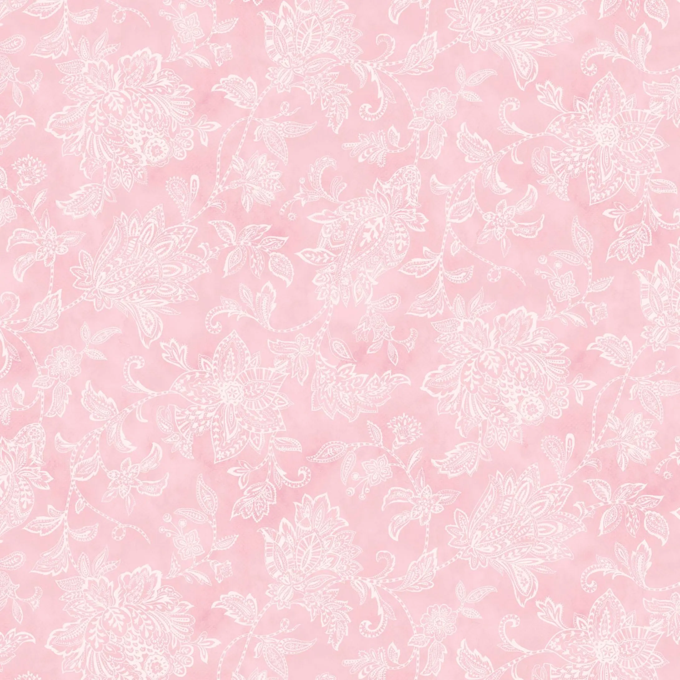 P&B Textiles Yours Truly Tonal Floral Quilting Cotton Fabric – Pink Floral