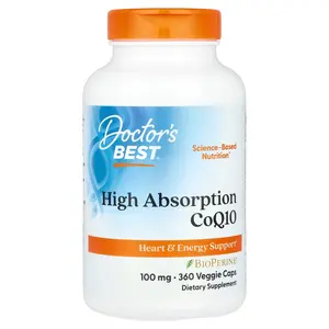 Doctor's Best High Absorption CoQ10 , 100 mg, 360 Veggie Caps