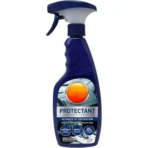 Products Automotive Protectant Spray - Helps Prevent Fading & Cracking, Repels Dust, Lint & Staining, Superior UV Protection & Restores Lost Color, Exterior & Interior Car Cleaning Supplies