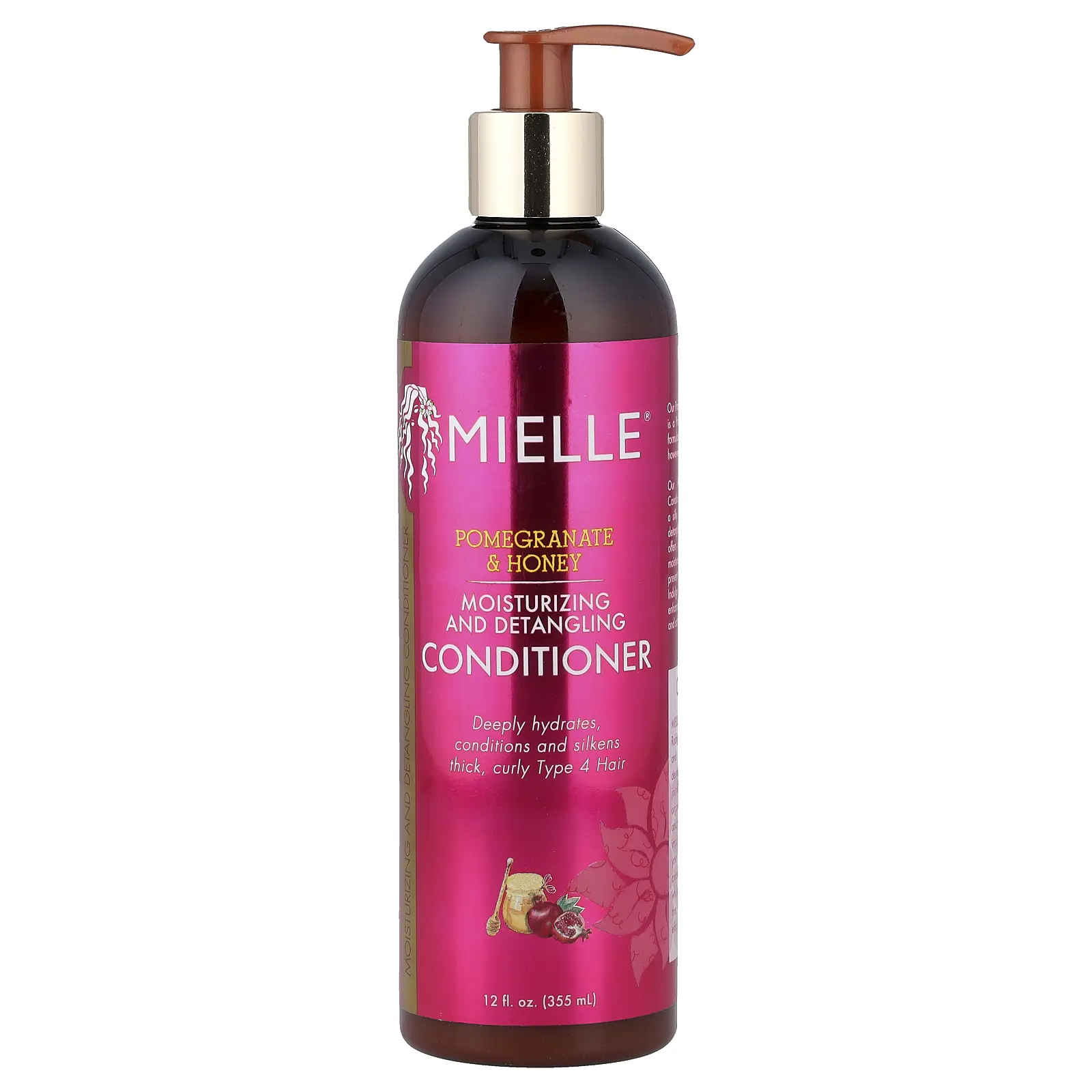 Mielle Moisturizing and Detangling Conditioner, Pomegranate & Honey, 12 fl oz (355 ml)