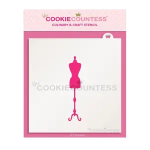 Cookie Stencil The Cookie Countess Dress Mannequin/Form