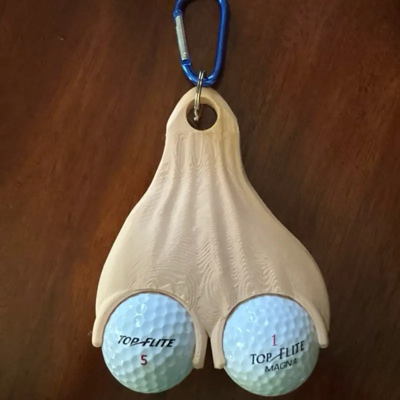 Ball Sack Golf Ball Holder With balls