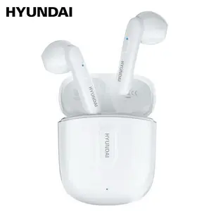 HYUNDAI T17 In-Ear Wireless Headphones with Bluetooth 5.3, Anti-Leakage Shell, Low Latency, Lightweight & Comfortable Fit, Wireless Earbuds for Music & Calls, Compatible with Android & iOS
