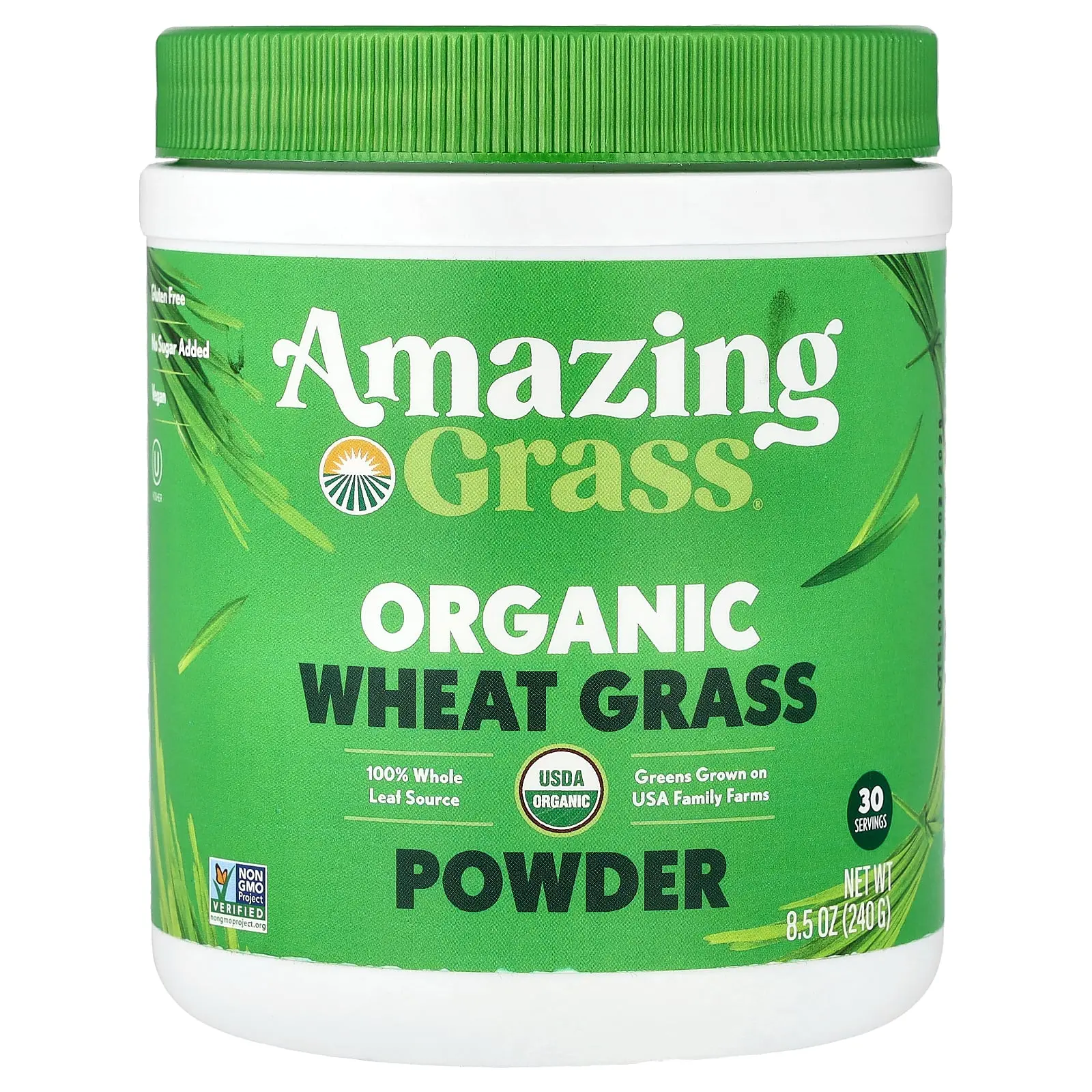 Amazing Grass Organic Wheat Grass Powder, 8.5 oz (240 g)
