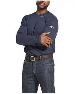 Ariat Men's Men'S Fr Base Layer Long Sleeve Work T-Shirt Tall - 10033210-Tll