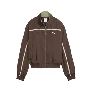 PUMA Womens X Madhappy Oversized Nylon Athletic Outerwear Casual - Brown