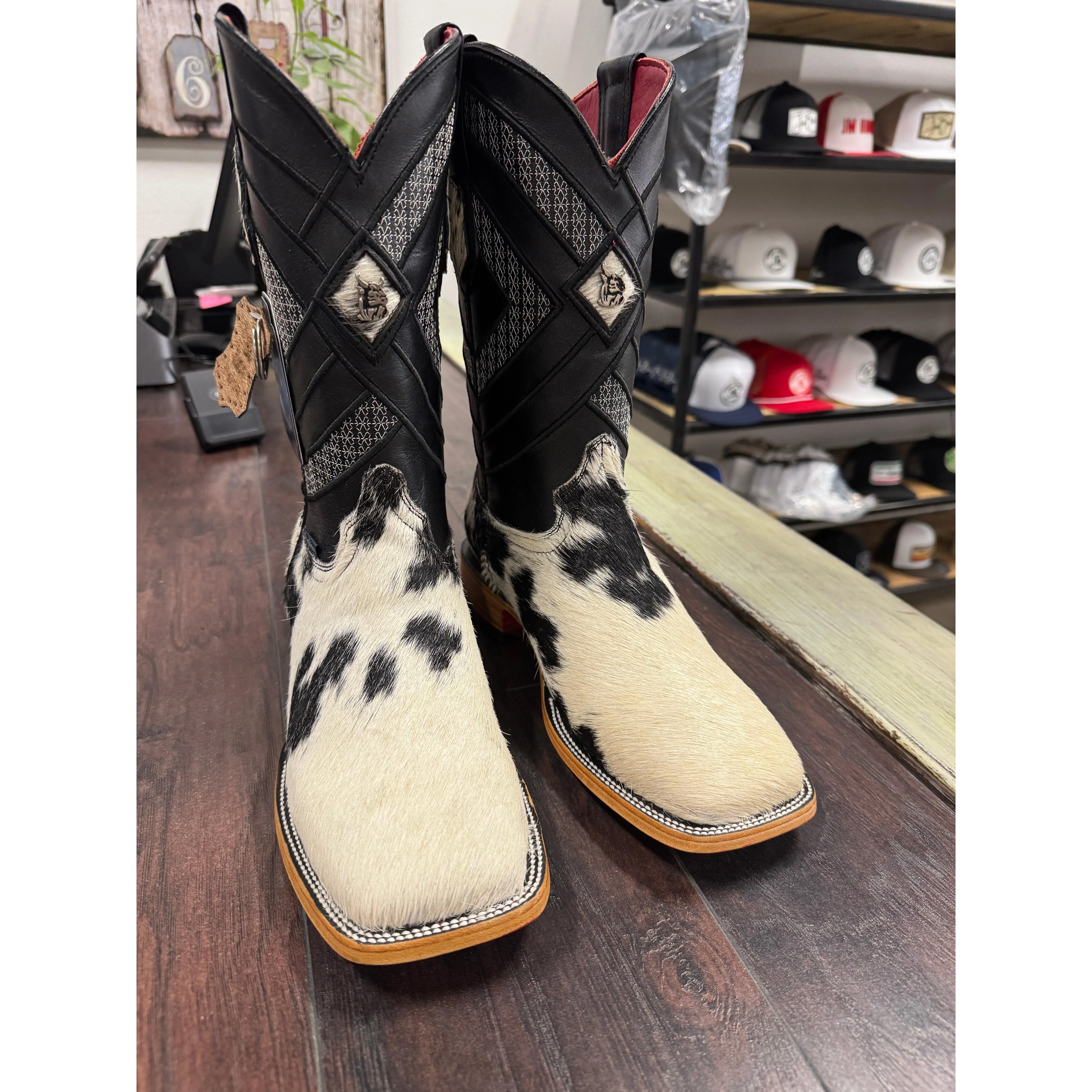 Men’s Rock’Em Cowhide bl/wh Men’s Rock’Em Cowhide bl/wh