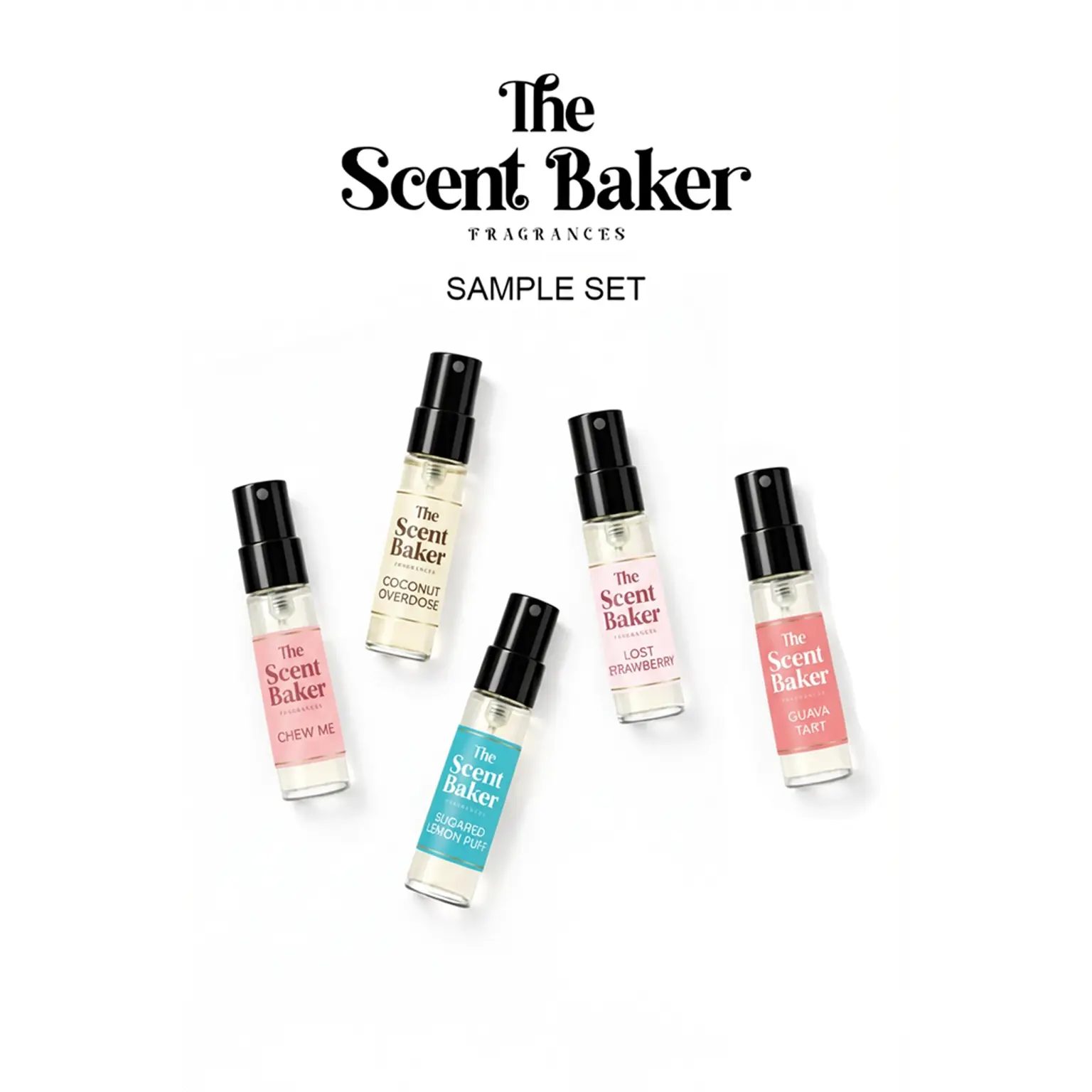 Scent Baker Sample Set – Luxury Artisan Fragrance Discovery Kit | Mini Perfume Collection for Men & Women | Long-Lasting Niche Scent Samples