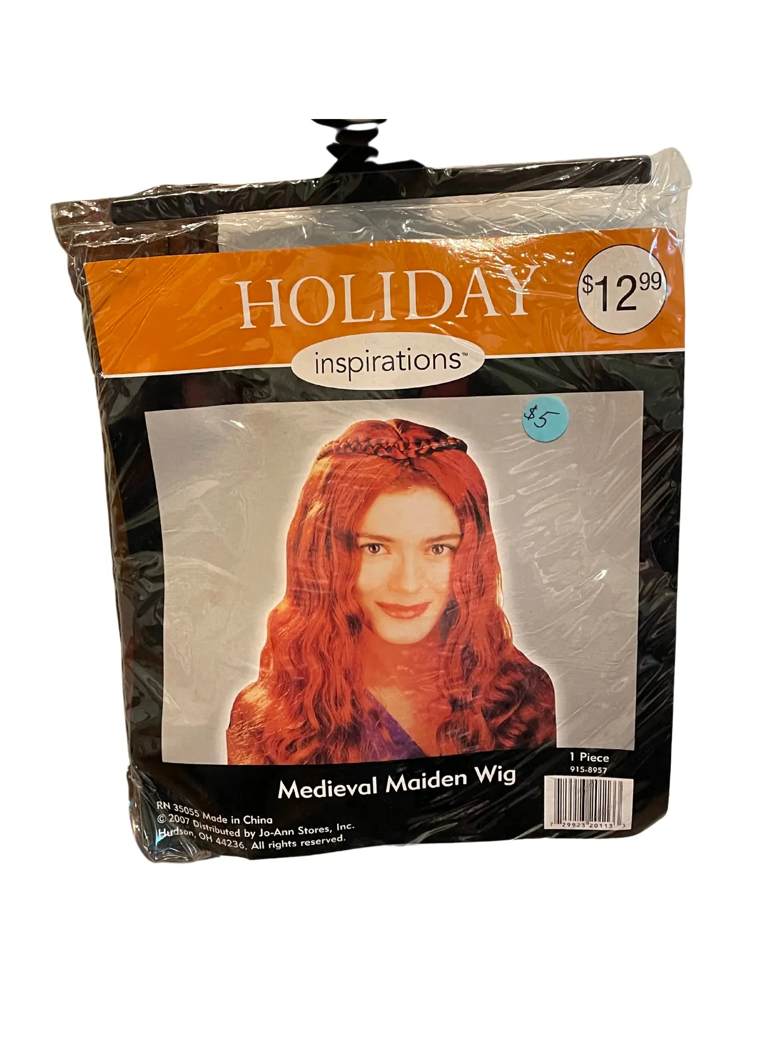 Medieval Maiden Wig – Brownish Costume Wig (Jo-Ann Stores)