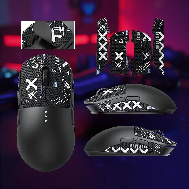 Mouse Anti-slip Sticker, Mouse Sweat Resistant Sticker, Mouse Decorative Sticker, Repeatedly Tearable Mouse Decal, Customizable Look, Gaming Accessories for Logitech GPW1st Gen Computer Peripherals