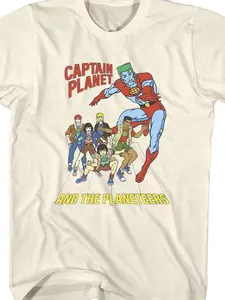 Captain Planet And The Planeteers T-Shirt