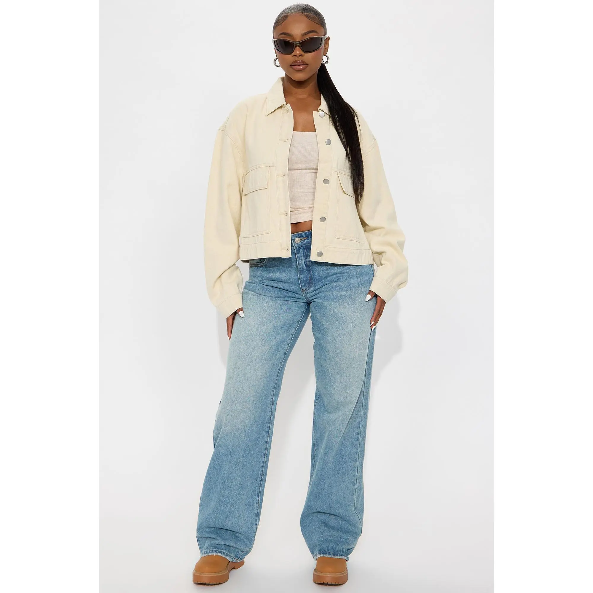 Minimal Muse Straight Leg Jeans - Light Wash